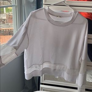 Long sleeve shirt with cut outs